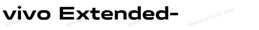 vivo Extended字体转换